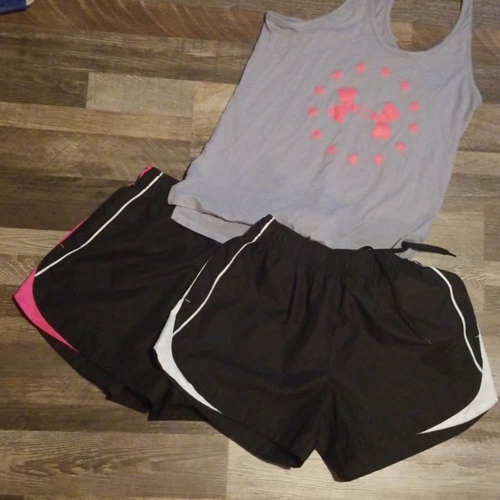 Two workout shorts